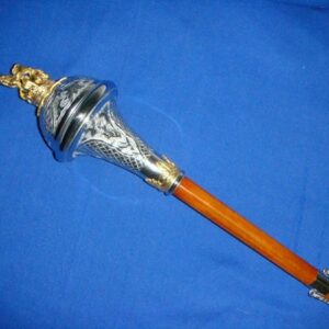 Gevon G | Drum Major Mace Stick Lion & Crown Head