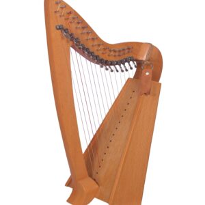 Gevon | 15 Strings Ash Wood Connie Irish Harp with semi tone levers