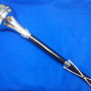 Gevon Black Ball | Drum Major Mace Stick with Ball Head